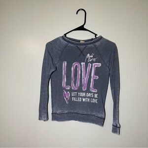 ⚫️Mudd Distressed Girls Long‎ Sleeve size XS
